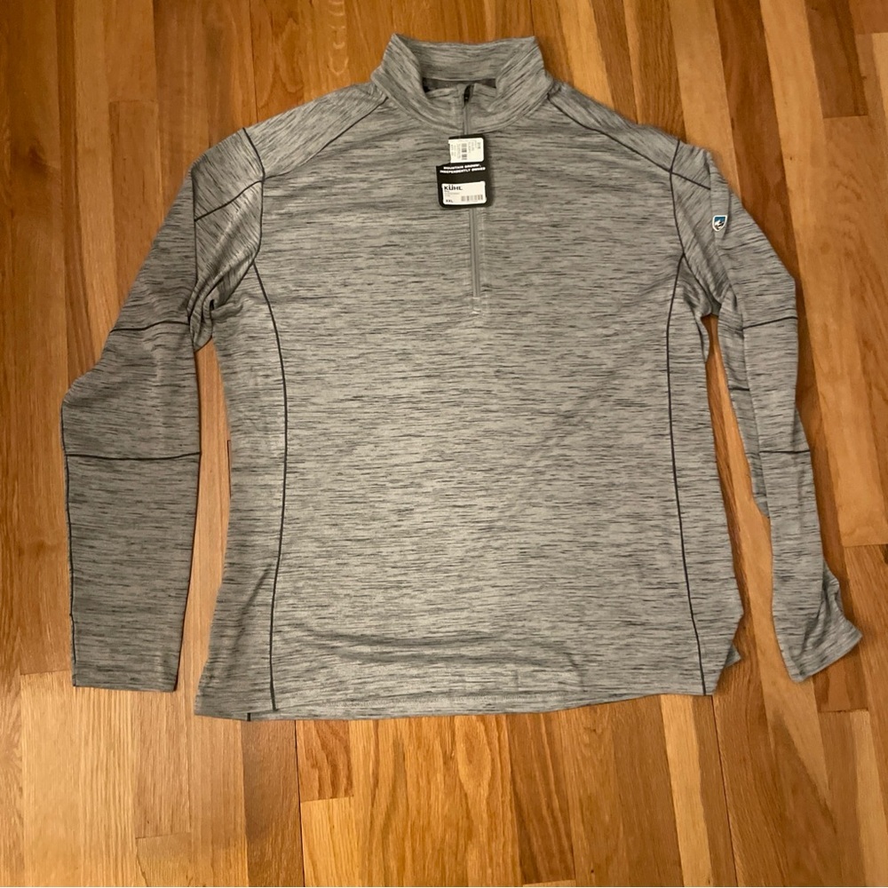 Kuhl Alloy Gray Quarter-Zip Pullover